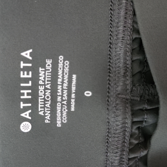 ATHLETA ATTITUDE PANT  BALI GREEN NEW WITH TAGS SIZE 0 LIGHTWEIGHT TRAVEL HIKING - Picture 7 of 12